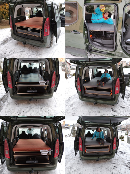 Vestavba Peugeot Rifter