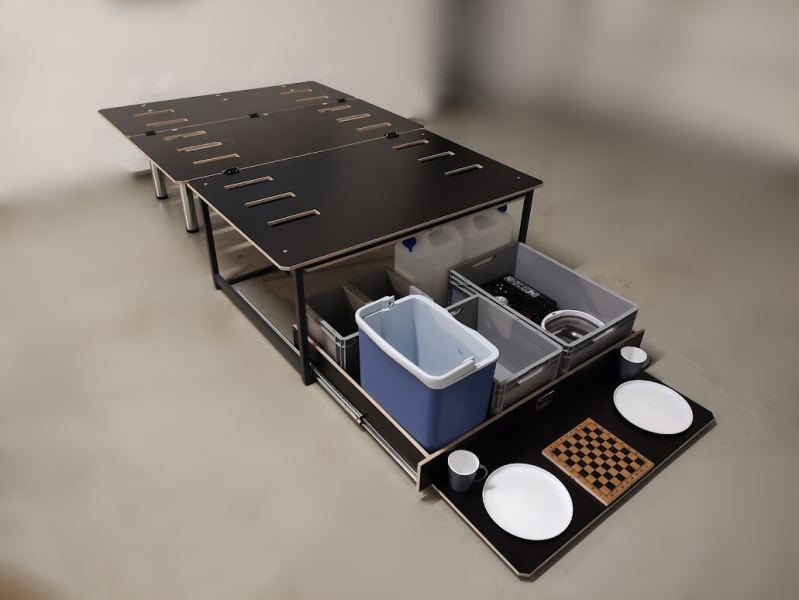 Vestavba do auta 195x135x57